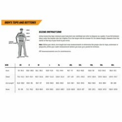 5.11 Tactical Long Sleeve Shirt - Khaki -Fjallraven Sales Shop 5.11 Tactical Sizing Chart3