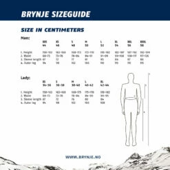 Brynje Arctic Zip Polo - Black -Fjallraven Sales Shop Brynje sizing1