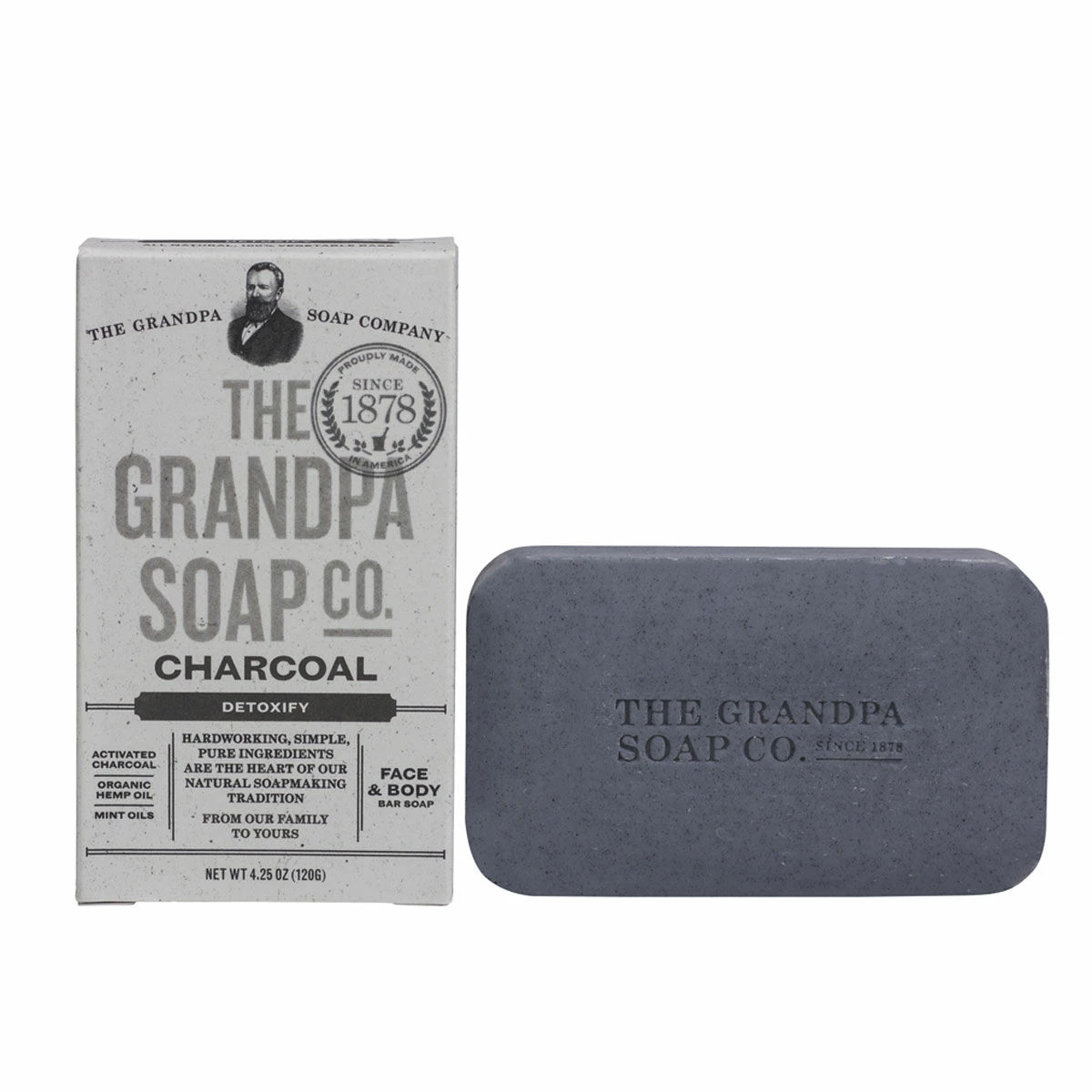 Grandpa's Charcoal Soap - Pack Of 4 3 Grandpa's Charcoal Soap - Pack Of 4