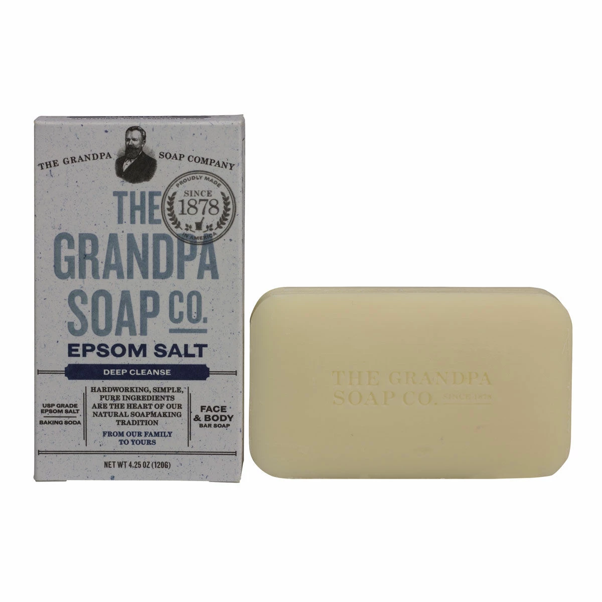 Grandpa's Epsom Salt Soap - Pack Of 4 2 Grandpa's Epsom Salt Soap - Pack Of 4