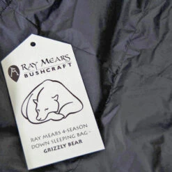 Ray Mears 4-Season Down Sleeping Bag - Grizzly Bear -Fjallraven Sales Shop Grizzly label