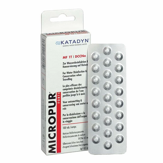 Katadyn Micropur Forte MF 1T Water Purification Tablets - 100 Tablets 3 Katadyn Micropur Forte MF 1T Water Purification Tablets - 100 Tablets