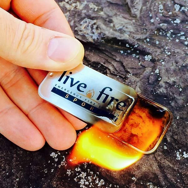 Live Fire Emergency Fire Starter - Sport Size - Pack Of 2 4 Live Fire Emergency Fire Starter - Sport Size - Pack Of 2 - Image 2